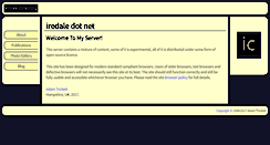 Desktop Screenshot of iredale.net